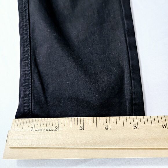 The Slim Crop Womens Crop Pants Black Size 0 Cotton Blend Stretch Button Zip - Picture 5 of 12